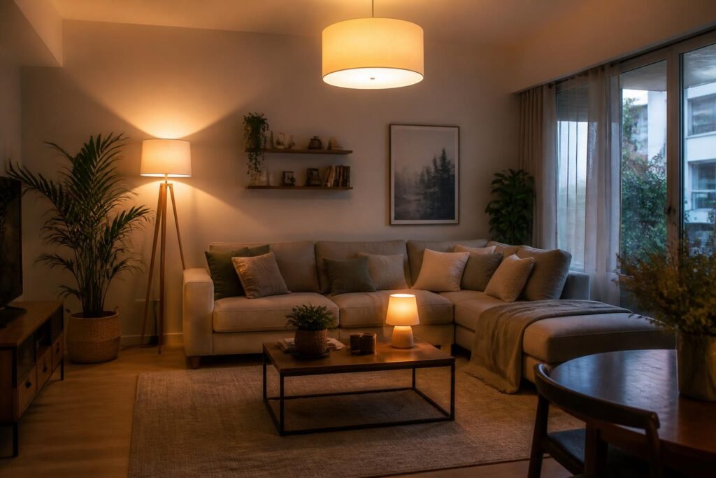 découvrez comment bien éclairer votre intérieur en appliquant la règle des 3 sources de lumière pour un espace chaleureux et harmonieux.