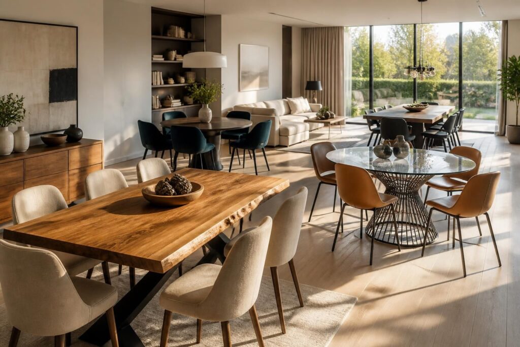 découvrez comment choisir la table à manger idéale en fonction des matériaux, des formes et des tailles pour répondre parfaitement à vos besoins et votre espace.