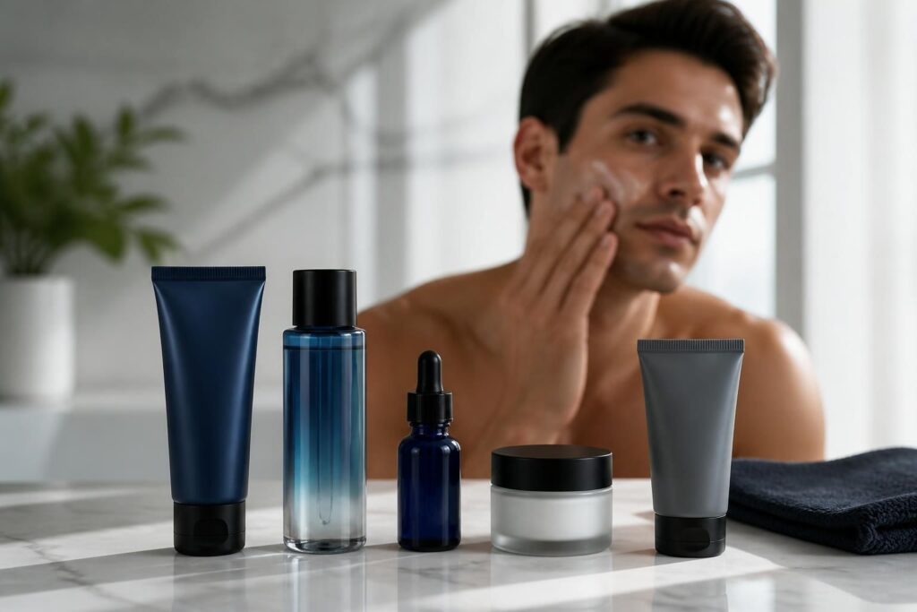 découvrez les 5 produits incontournables pour les soins du visage homme et adoptez une routine efficace pour une peau saine et éclatante.