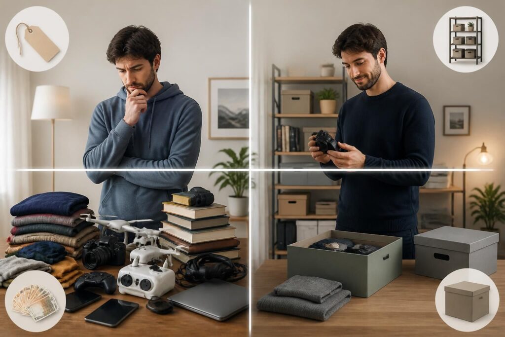 Vendre vs garder : la matrice de décision pour vos objets