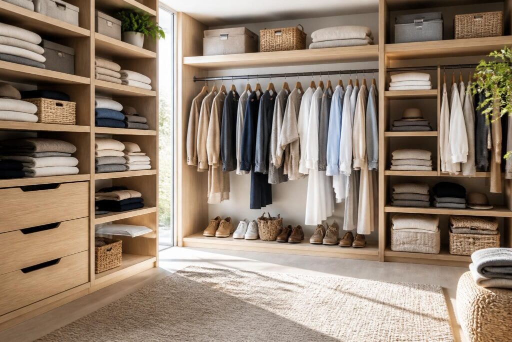 Construire son dressing organisé : étagères, penderie, accessoires