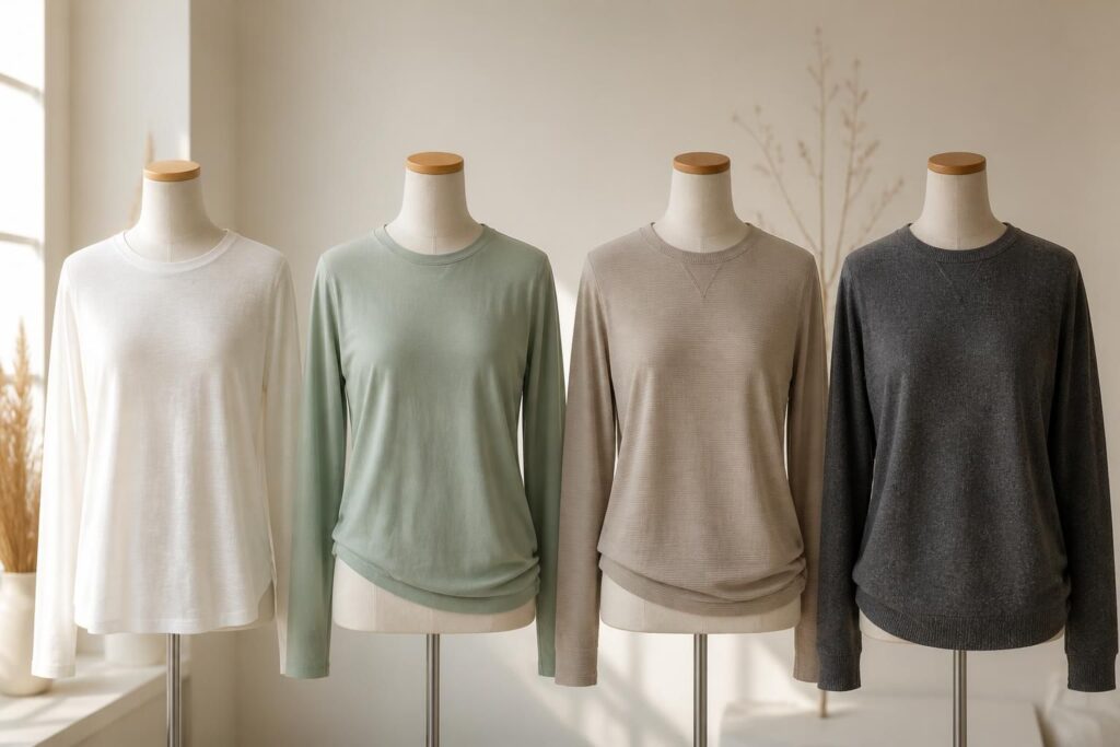 découvrez comment choisir vos t-shirts à manches longues adaptés à toutes les saisons, alliant confort et style pour un look parfait toute l'année.