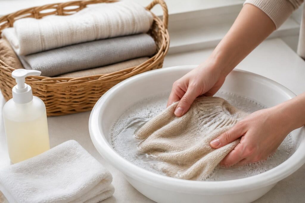 découvrez nos astuces pratiques pour laver votre cachemire sans l'abîmer et préserver sa douceur et sa qualité au fil du temps.