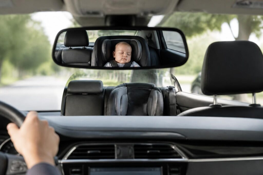 miroir voiture bébé pour surveiller votre enfant en toute sécurité et garantir son confort lors de vos trajets.