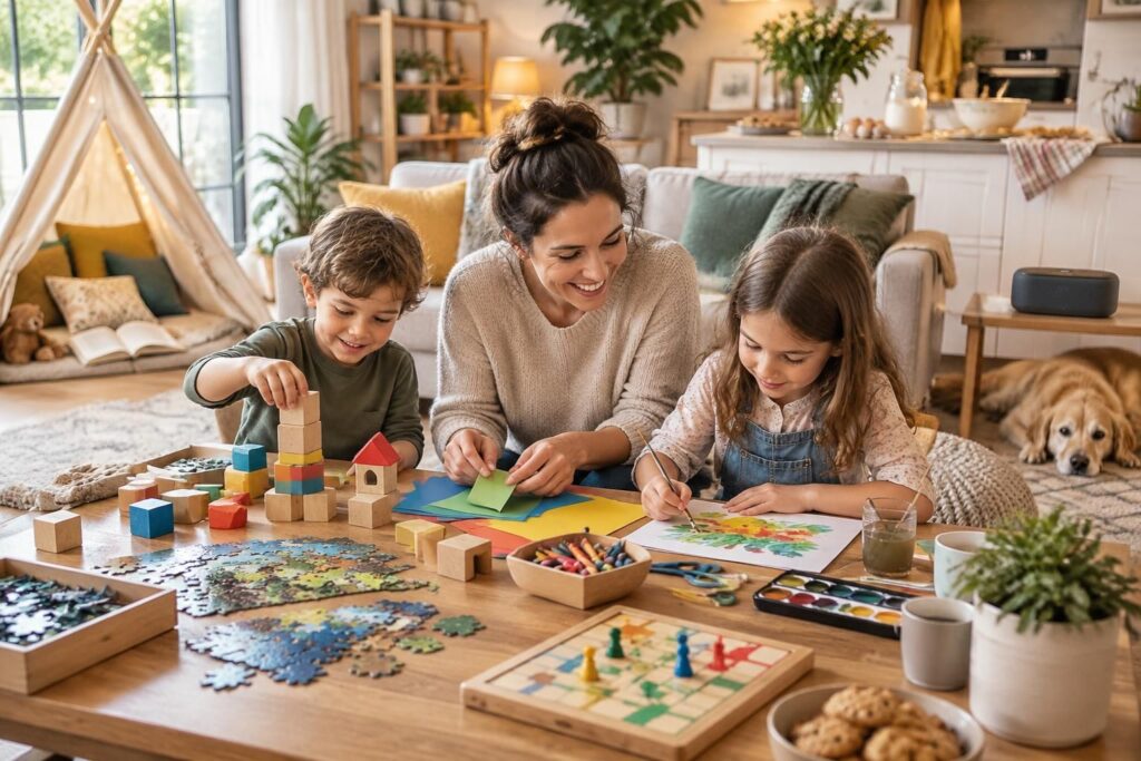25 activités à faire avec les enfants à la maison