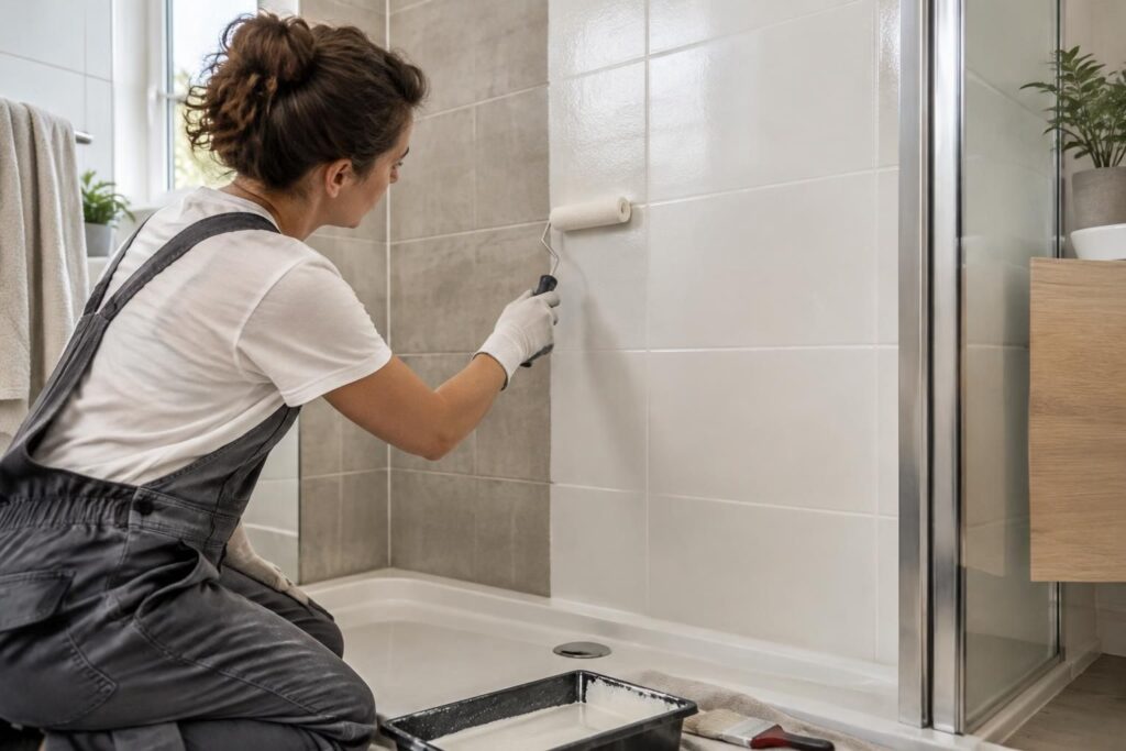 Peinture carrelage douche : choisir et appliquer la bonne peinture étanche